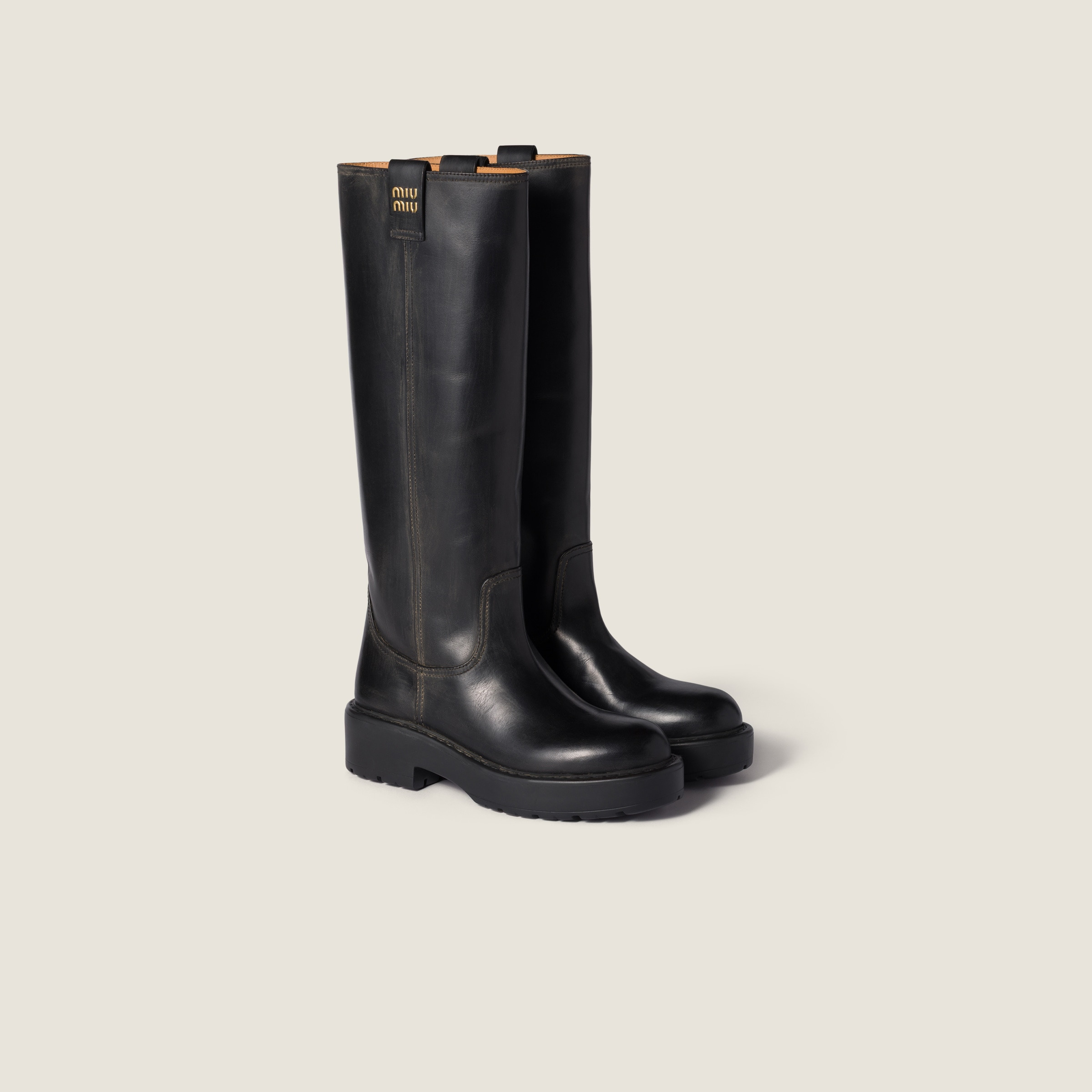 Leather boots - 5
