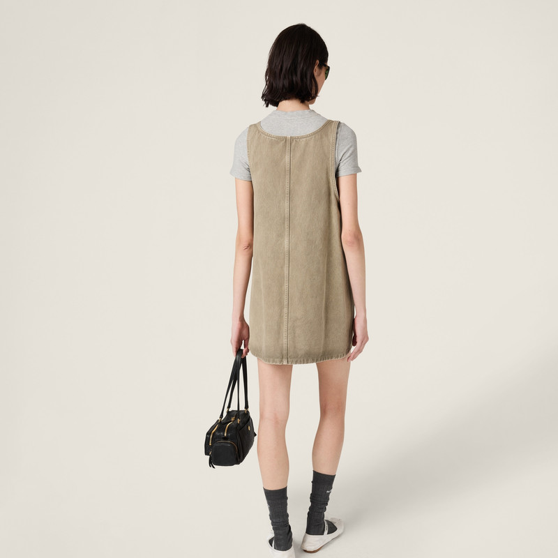 Garment-dyed gabardine bomber jacket 3