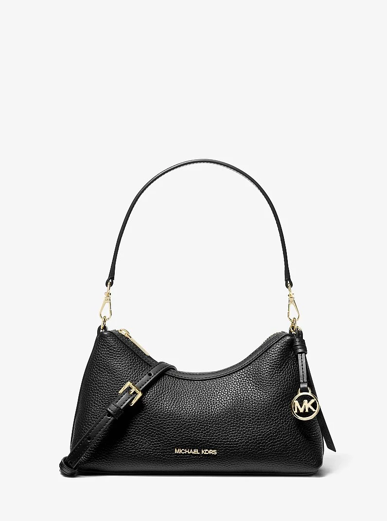 Sammy Small Pebbled Leather Convertible Crossbody Bag - 1