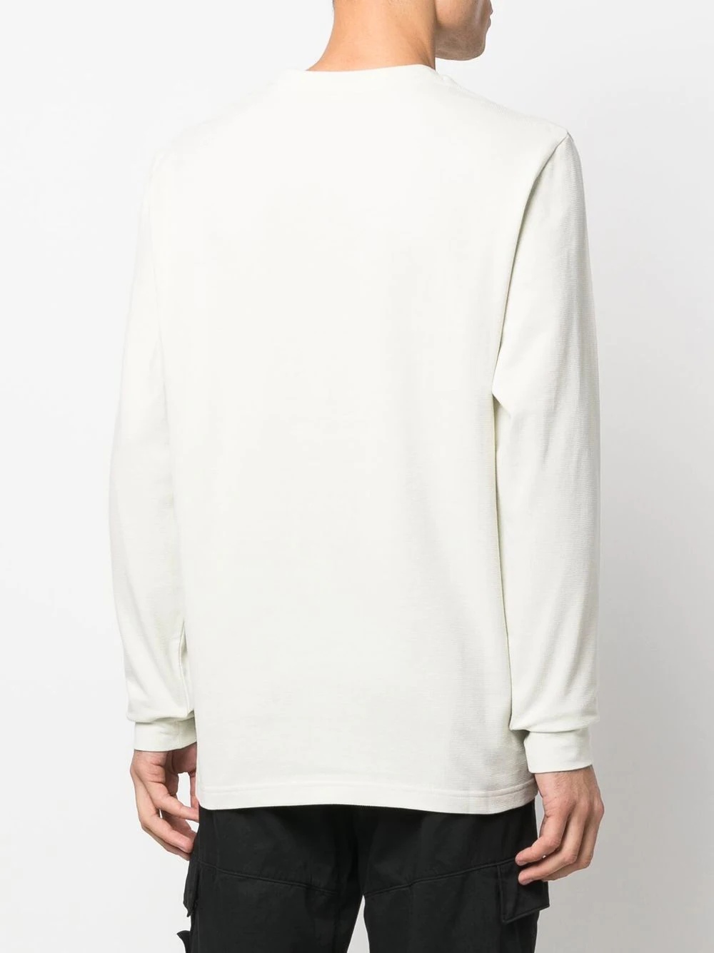 logo patch crew-neck jumper - 4