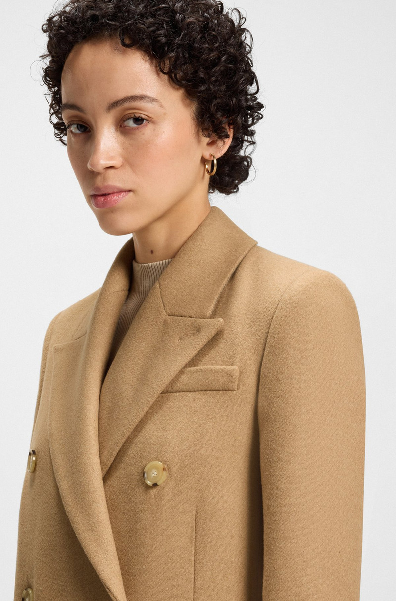 LONG-LENGTH TWILL COAT WITH DOUBLE-BREASTED CLOSURE 5