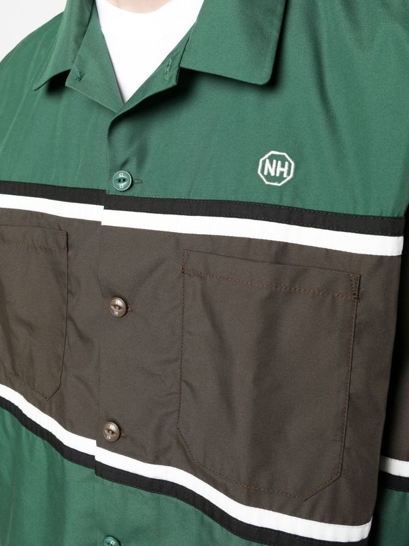 stripe-detail shirt jacket 5