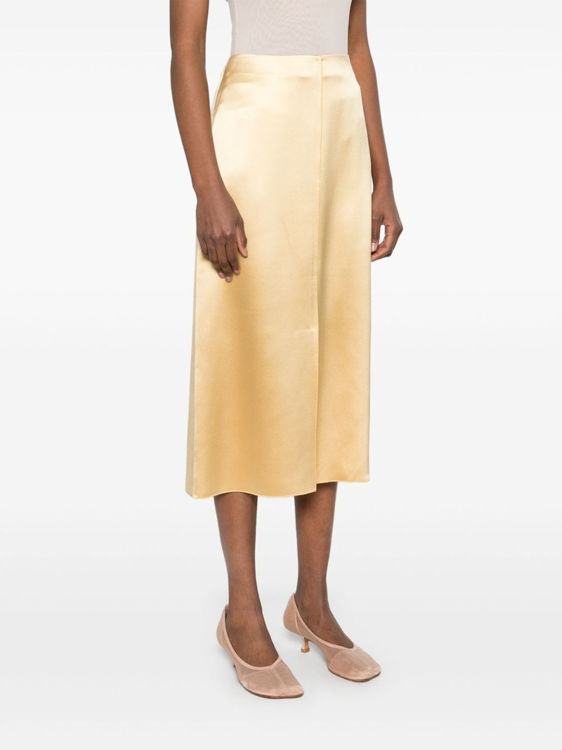 satined midi skirt 3