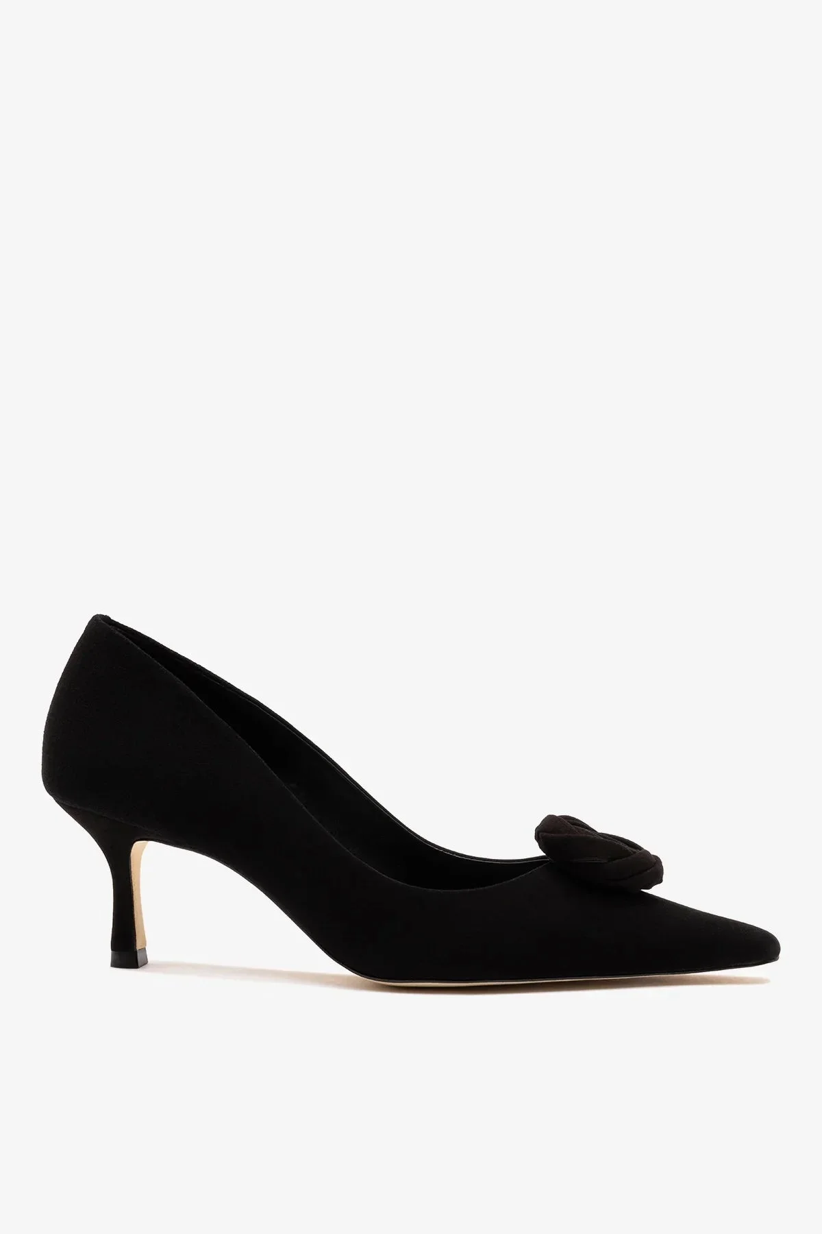 Carine Low Pump Black Leather - 1