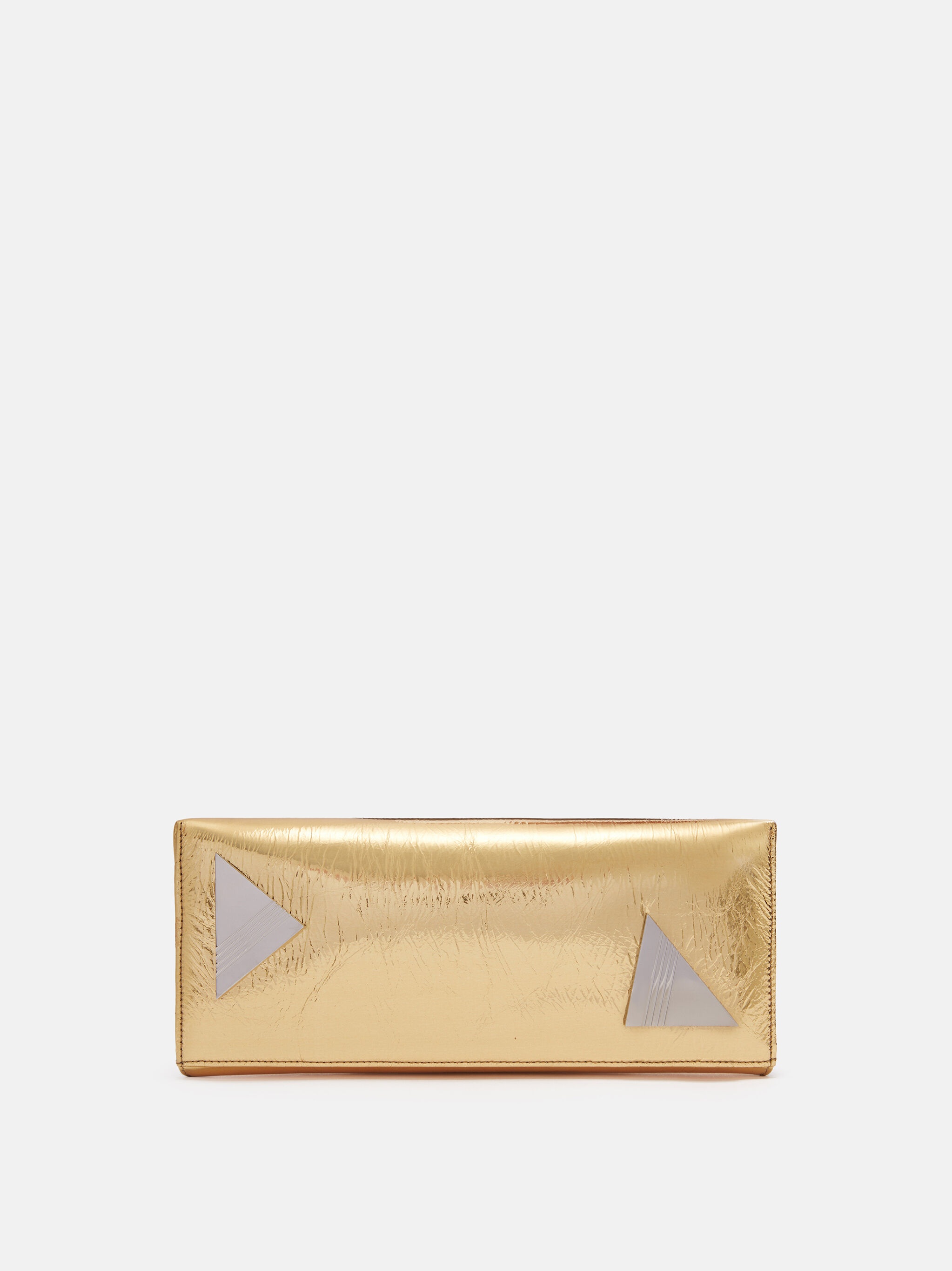 ''8.30PM'' GOLD OVERSIZED CLUTCH - 4