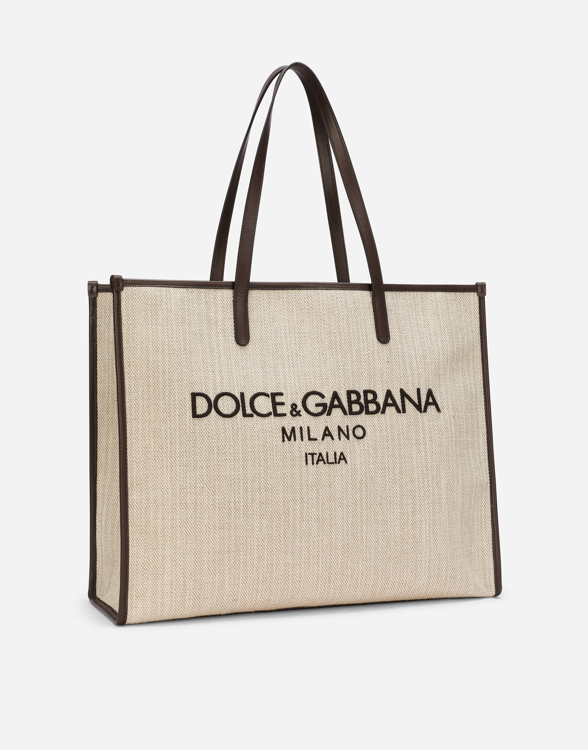Large structured canvas shopper - 3