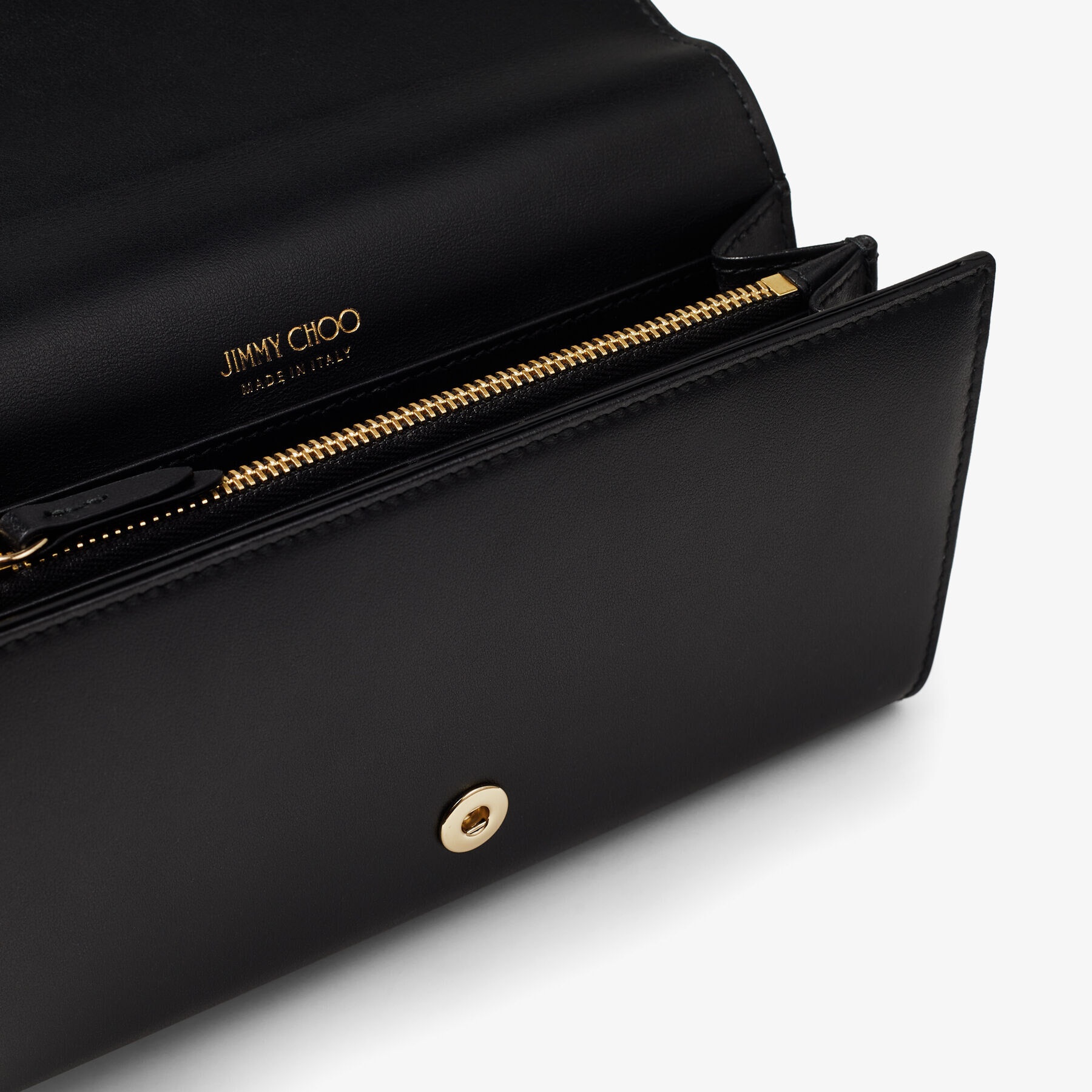 Martina
Black Smooth Calf Leather Wallet with JC Emblem - 2