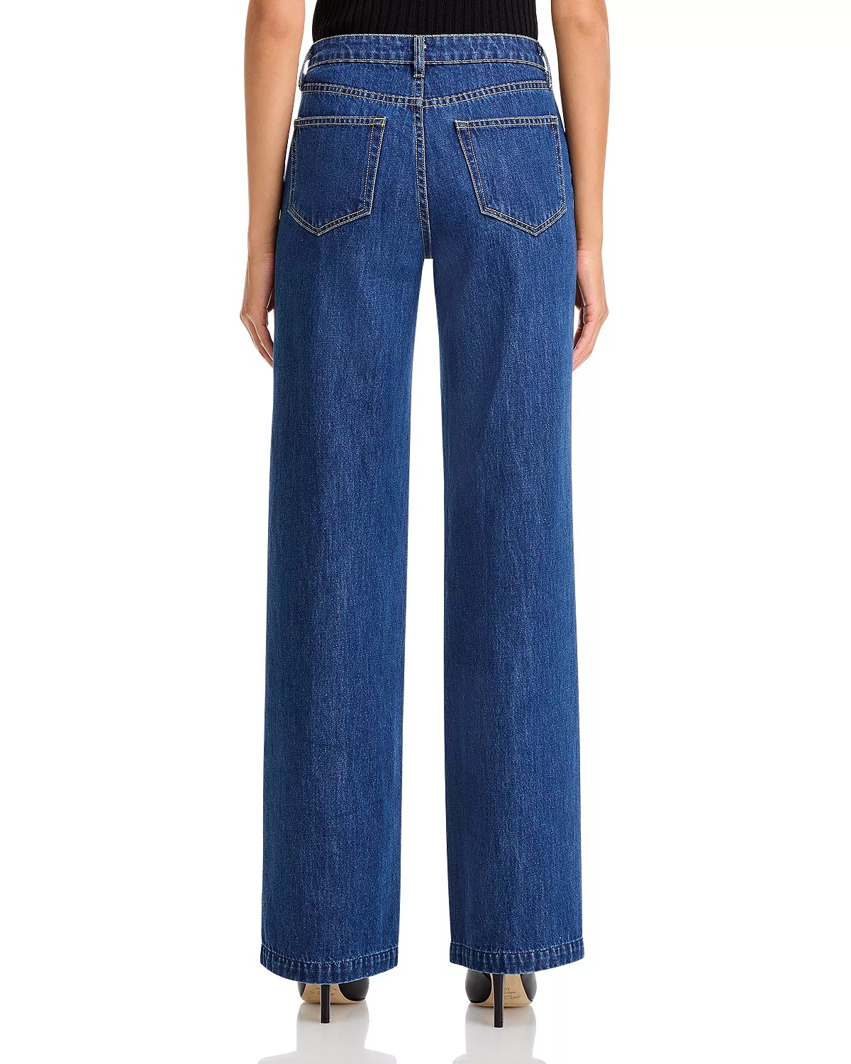 Clayton High Rise Wide Leg Jeans in Conway - 7