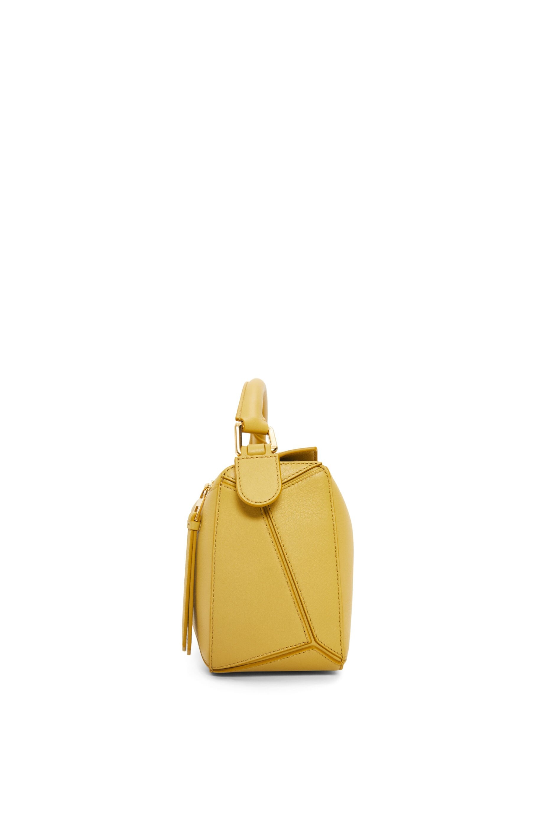 Small Puzzle bag in classic calfskin Bright Ochre - LOEWE
