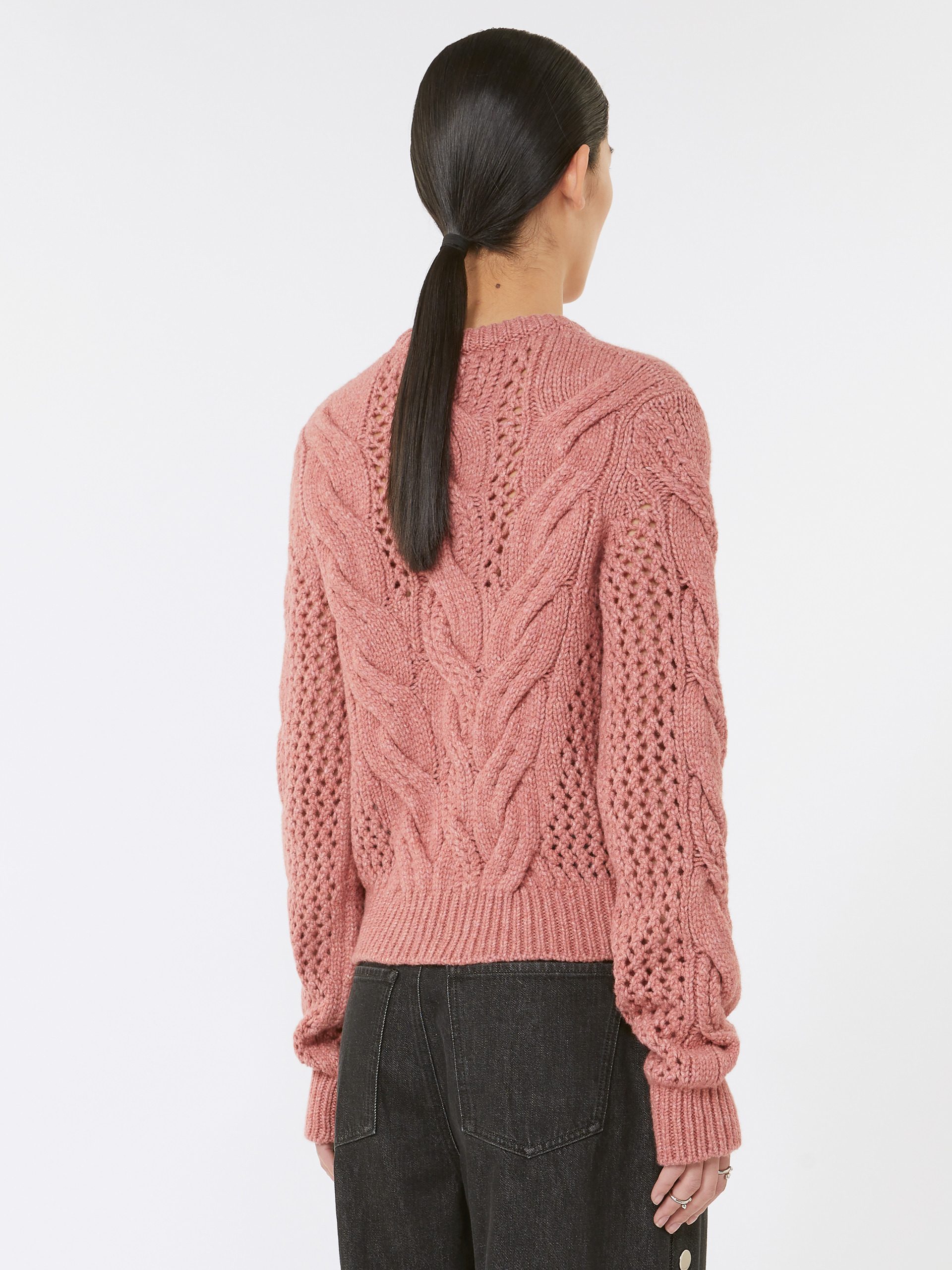 RADIO Cable-knit crew-neck sweater - 4