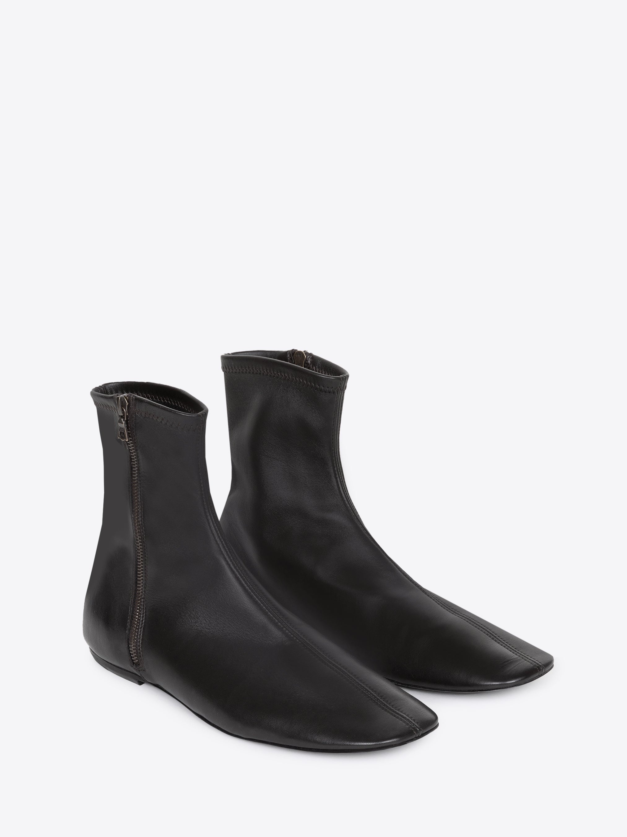 LEATHER SOCK BOOTS - 3