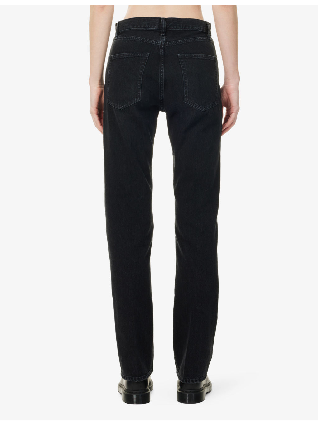 The Vertical Straight-Leg Denim Jeans - 4