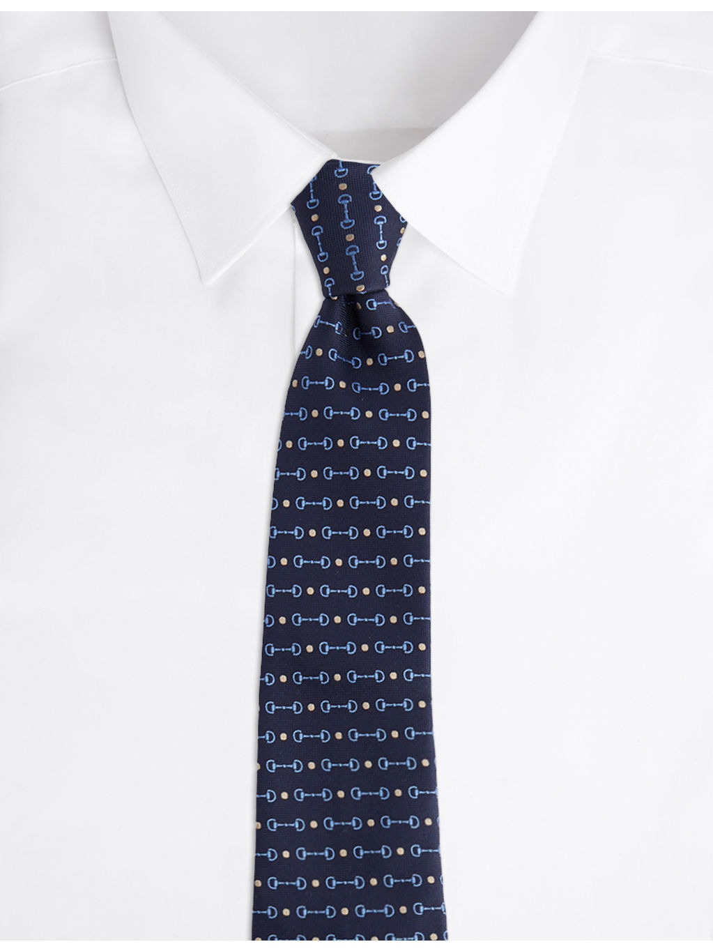 Horsebit Silk Tie - 3
