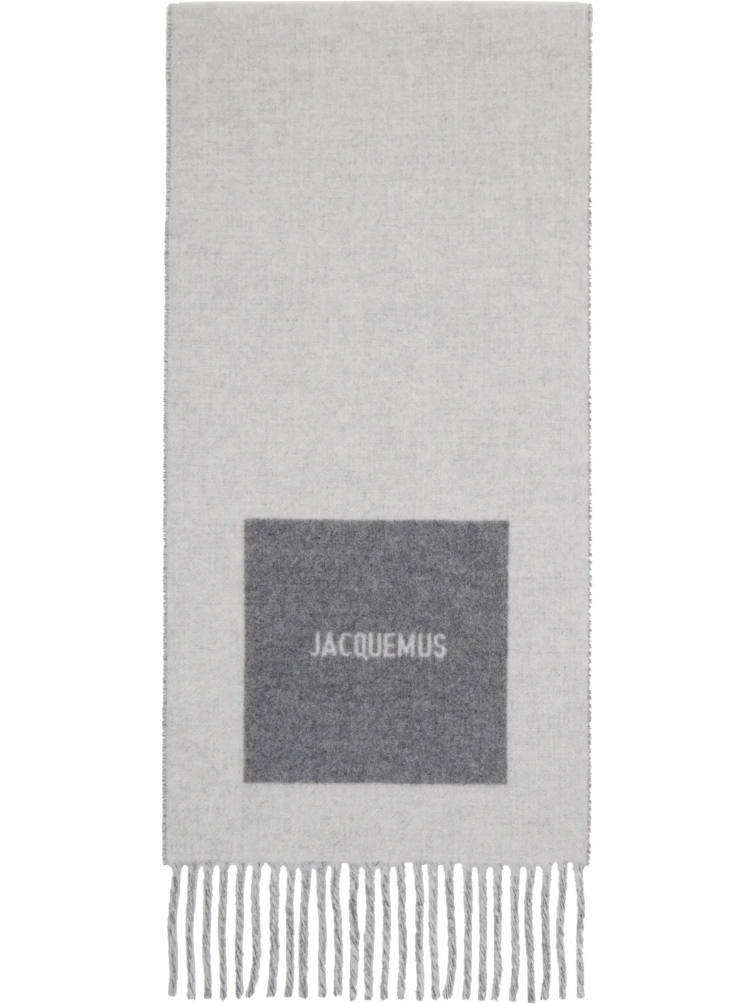 Gray 'The Rond Carré' Scarf - 1