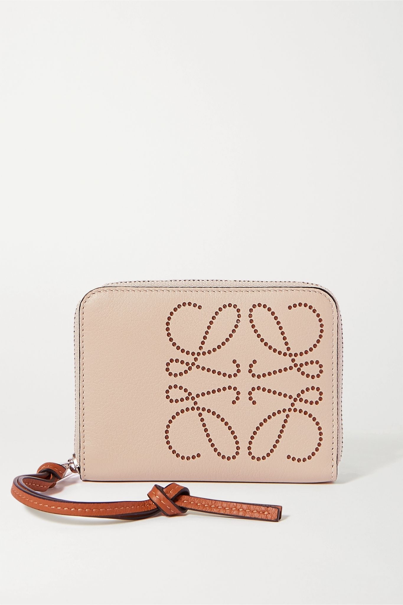 Embossed leather wallet - 1