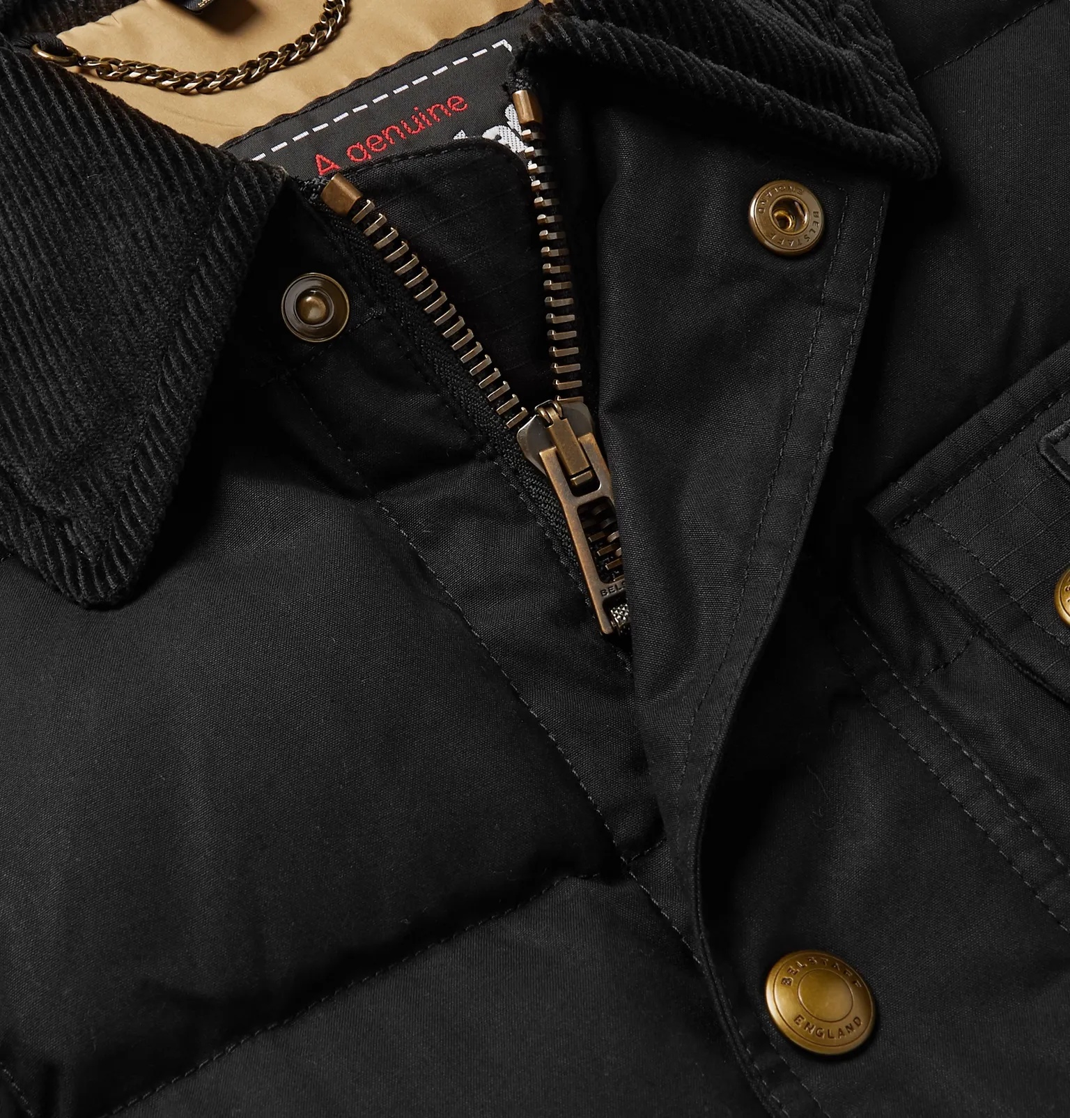 Ranger Cotton Corduroy-Trimmed Quilted Cotton-Canvas Down Jacket - 5