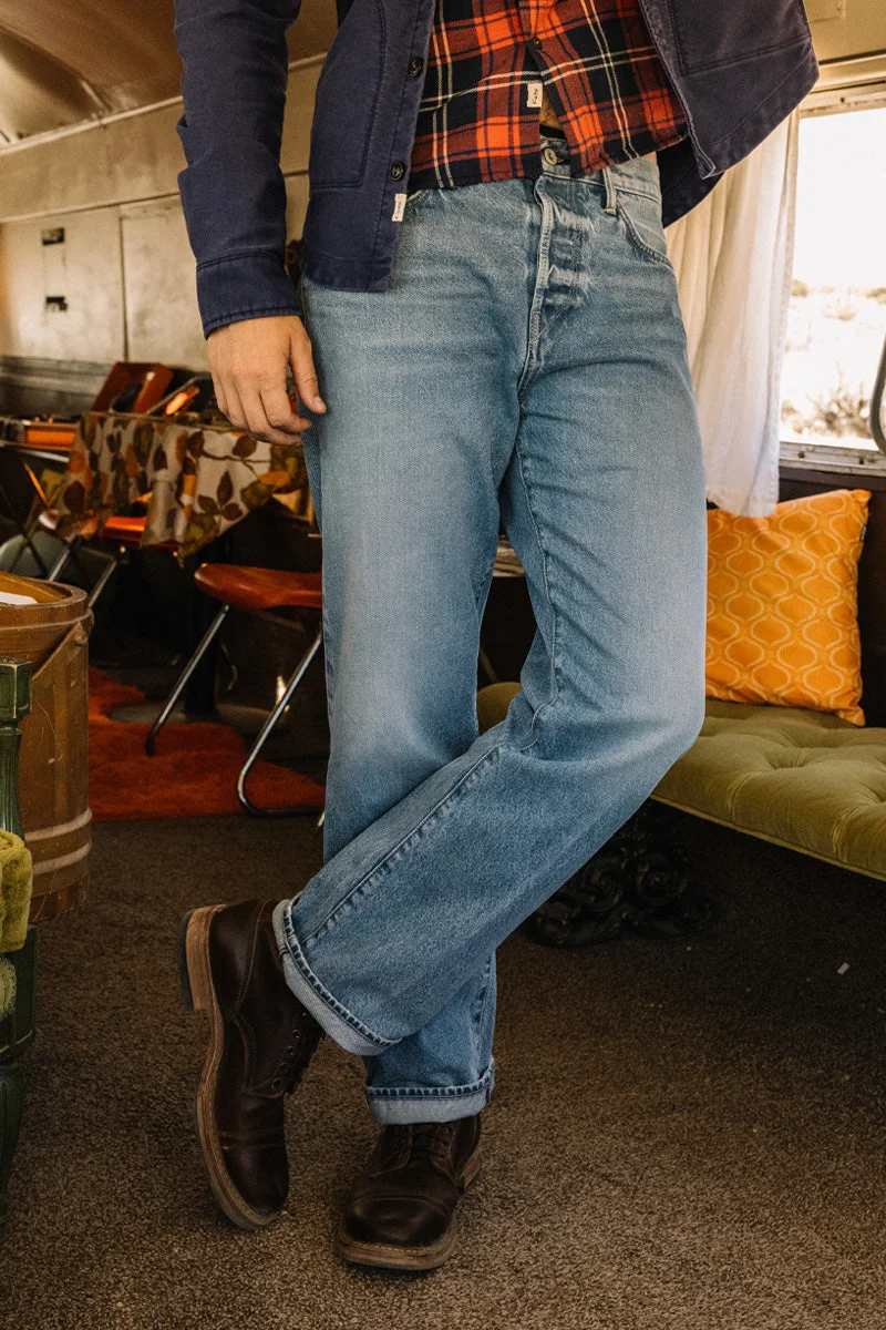The Pail Loose Straight - Natural Slub Indigo - Lou 12.5oz Selvedge - 1