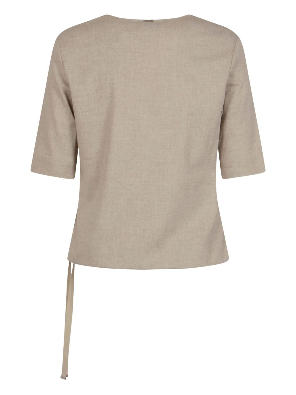 V-neck side-tie top - 2