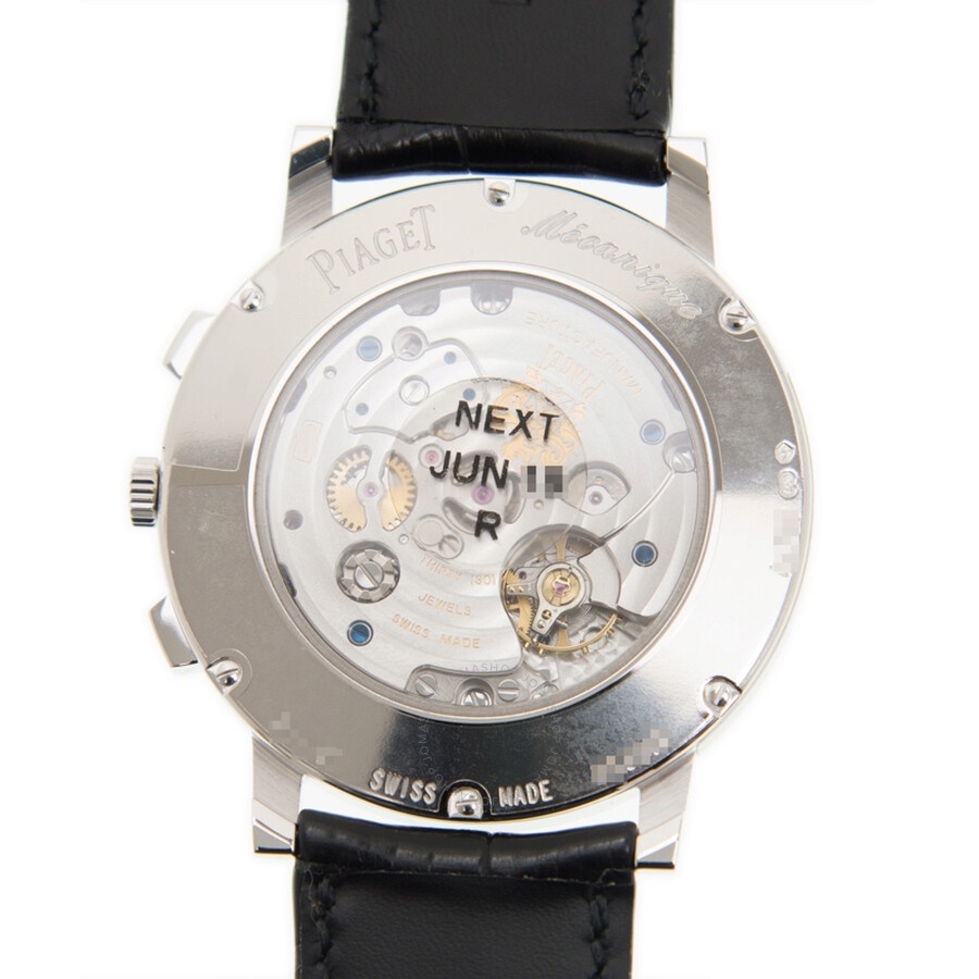 Piaget Altiplano Silver Dial 18K White Gold Diamond Men's Watch GOA40031 - 3