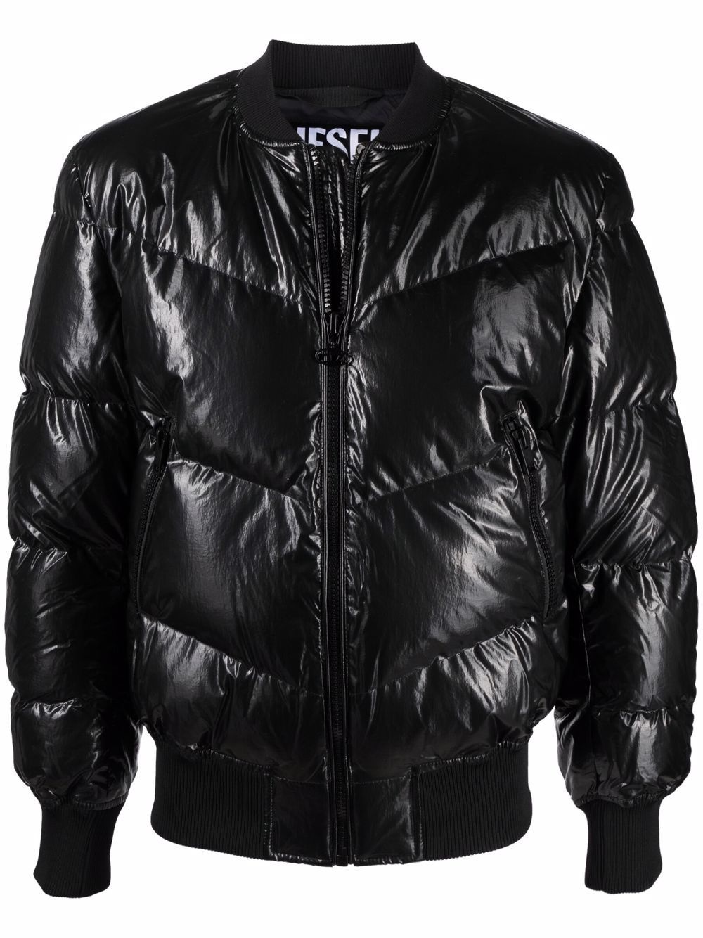 W-Sten zip-up quilted jacket - 1