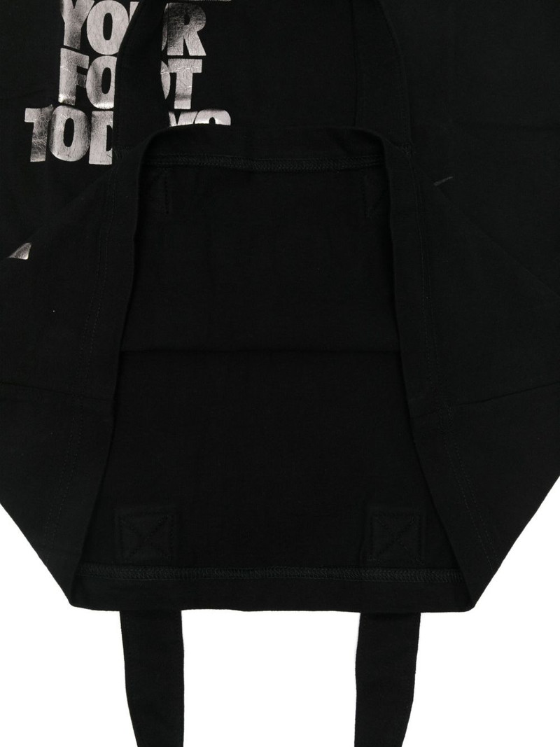 x Nike slogan-print tote bag 5