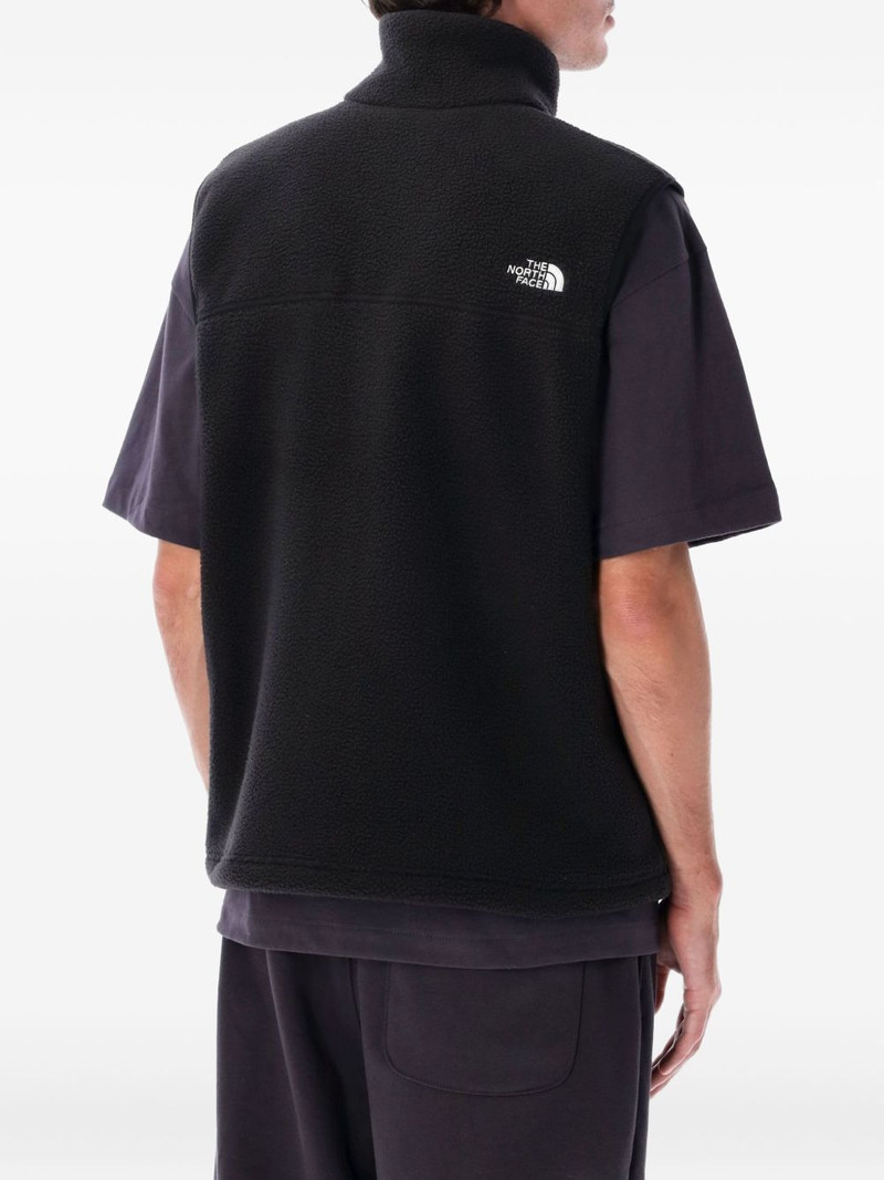 The North Face zip-fastening fleece vest outlook