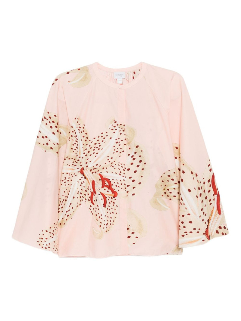 all-over print blouse 1
