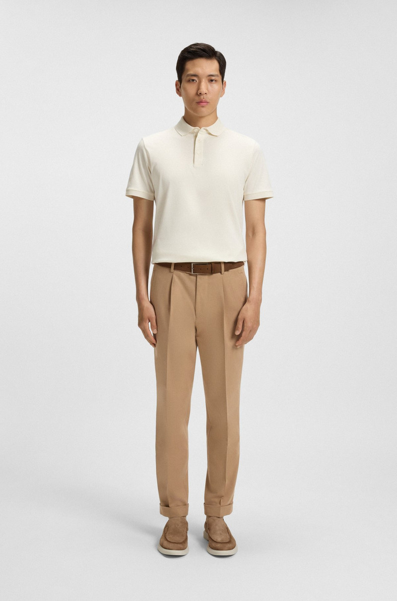 BOSS RELAXED-FIT PANTS IN TWILL outlook