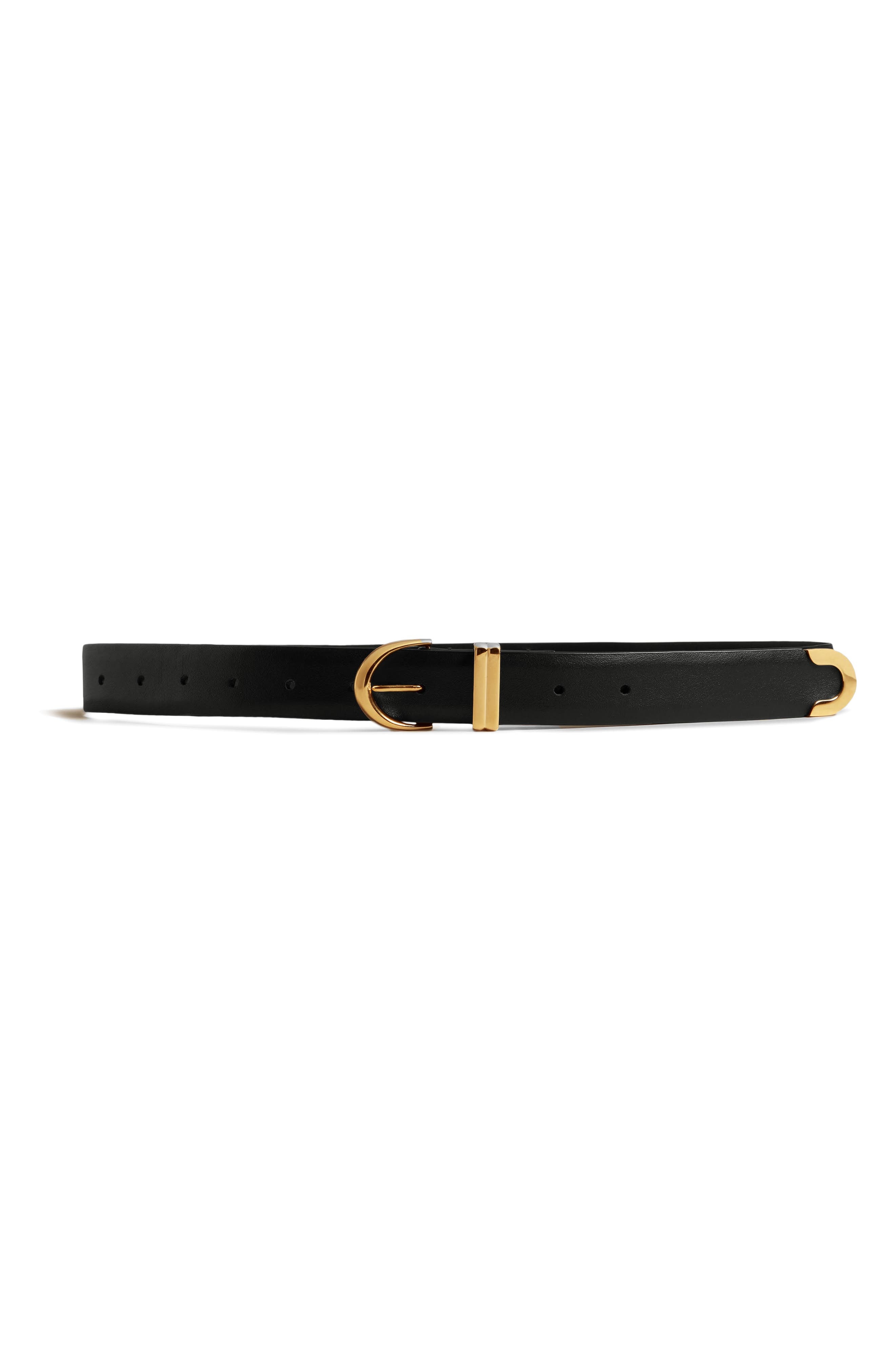 Bambi Skinny Leather Belt - 1