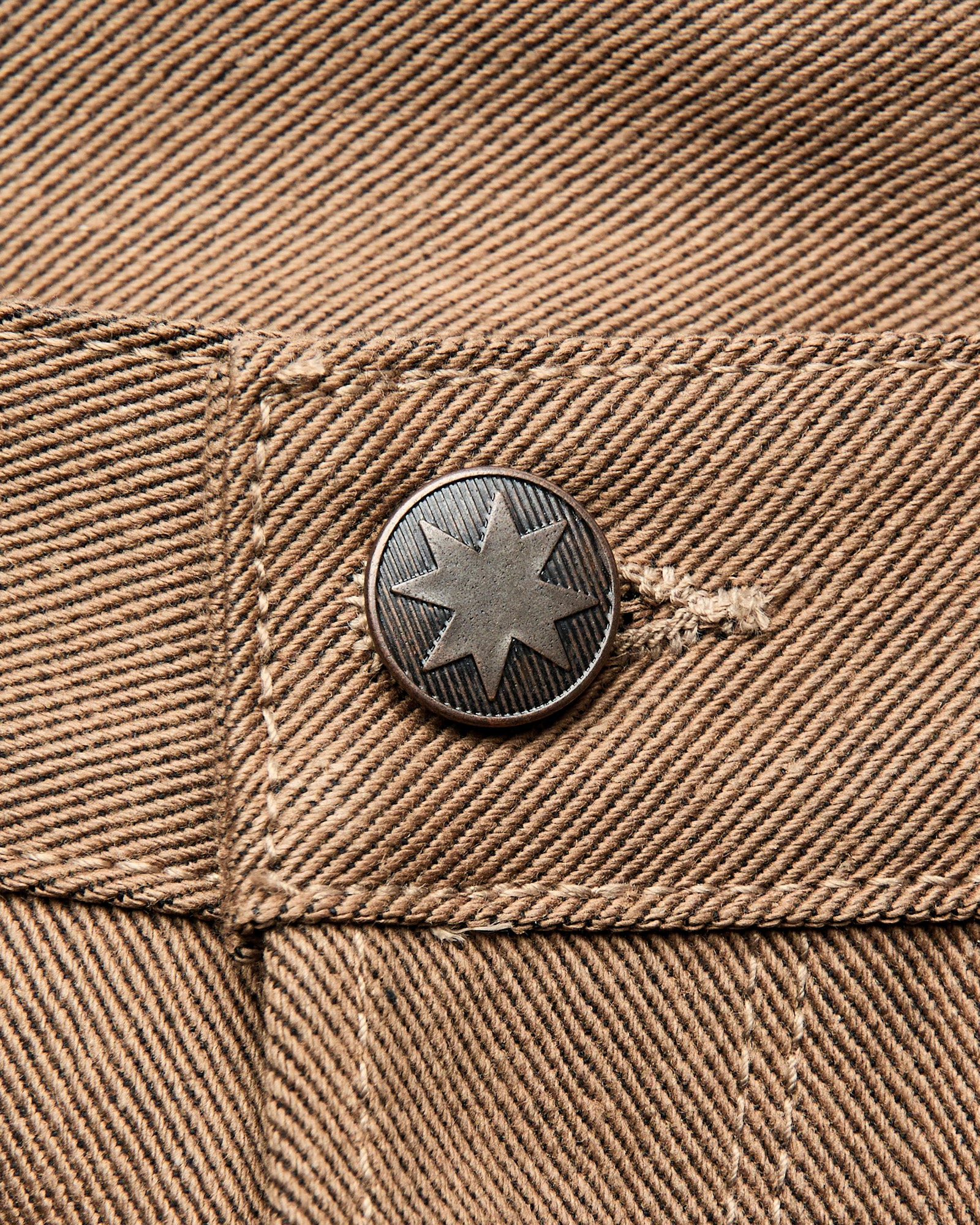 "Portola" 15oz Brown Selvedge Denim - Tapered Fit - 6