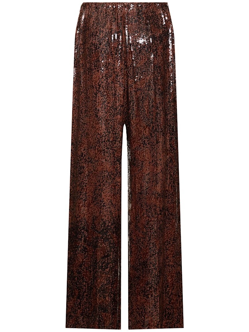 Puvis sequined wide pants - 3