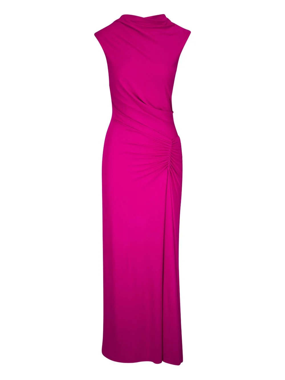 draped maxi dress - 1
