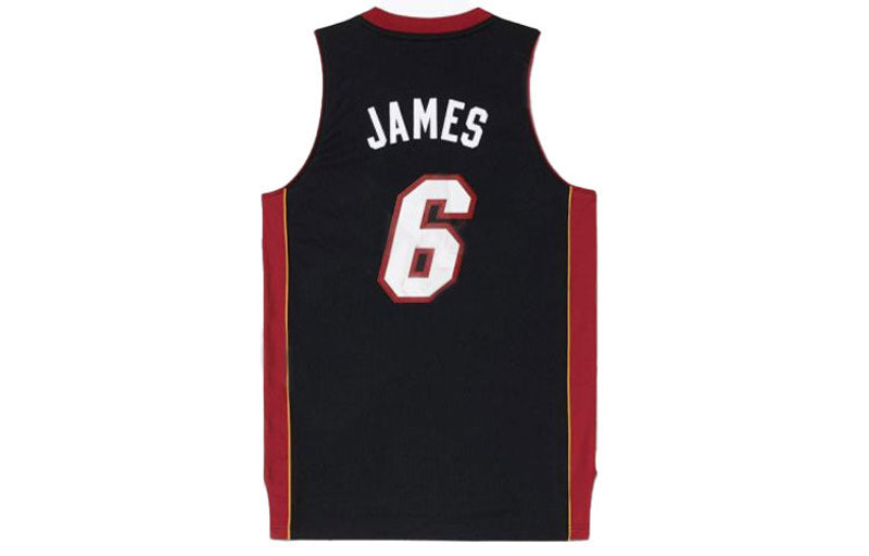 adidas adidas LeBron James SW Fan Edition Miami Heat No. 6 Basketball Vest Black L76194 outlook