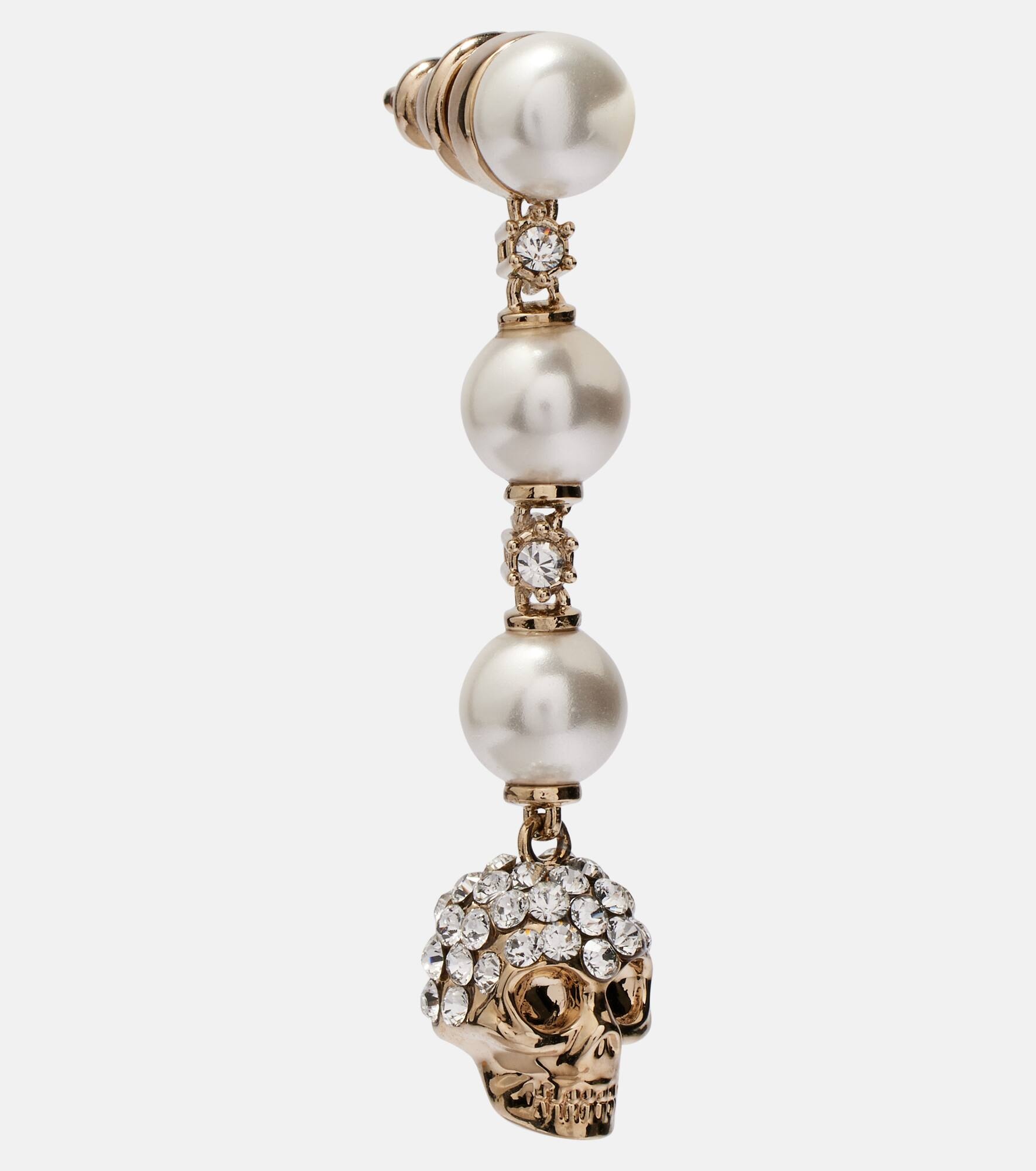 Crystal-embellished drop earrings - 2