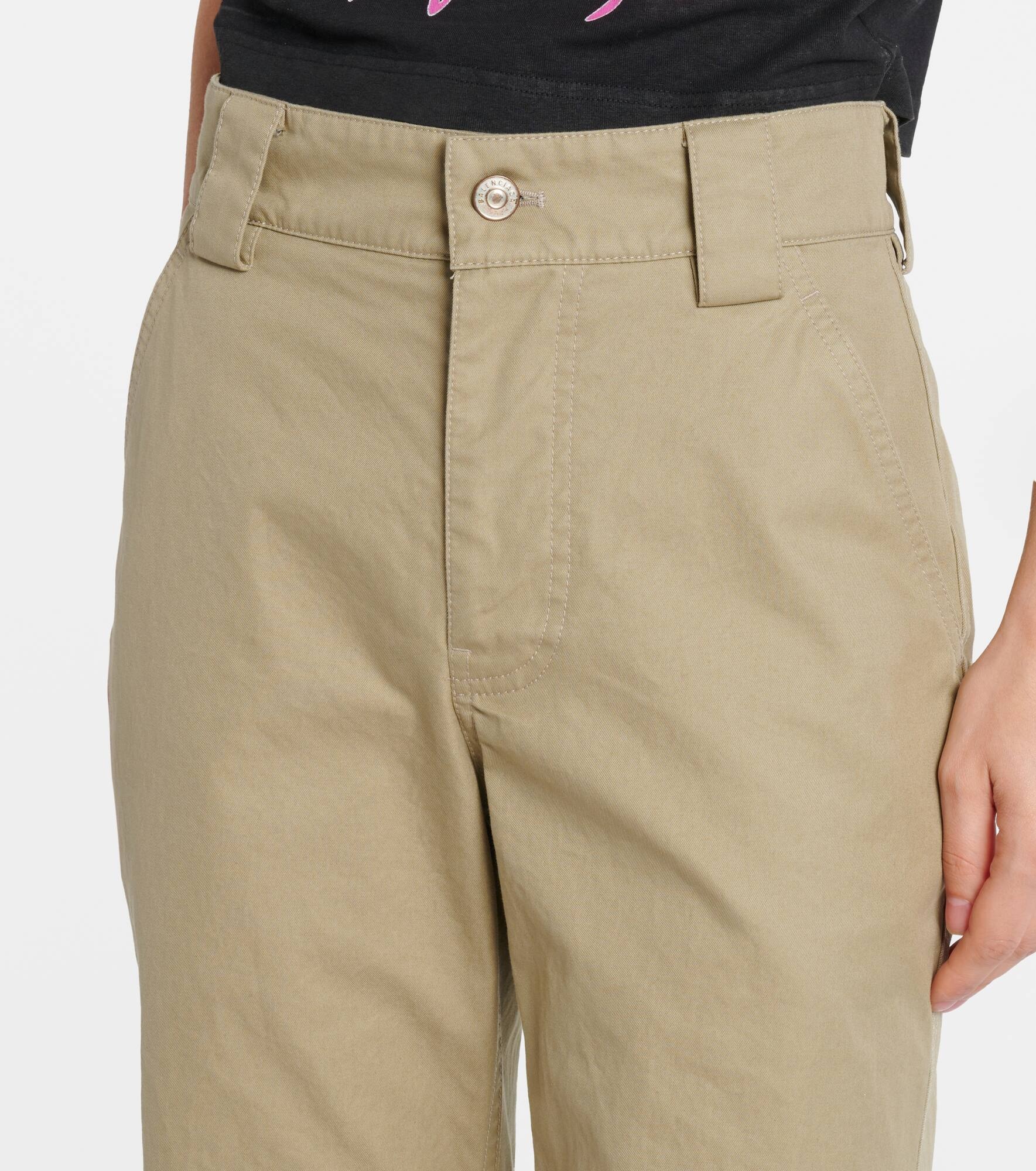 Cotton flared pants - 4