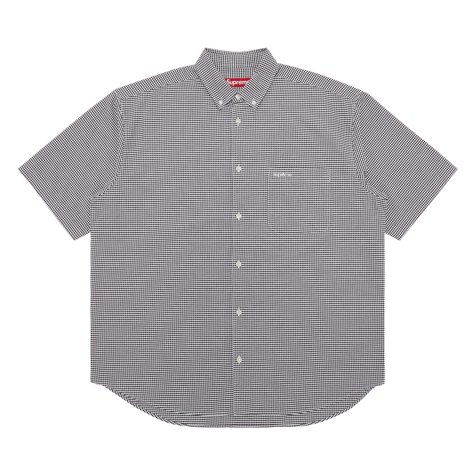 Supreme Loose Fit Short-Sleeve Oxford Shirt 'Gingham' - 1