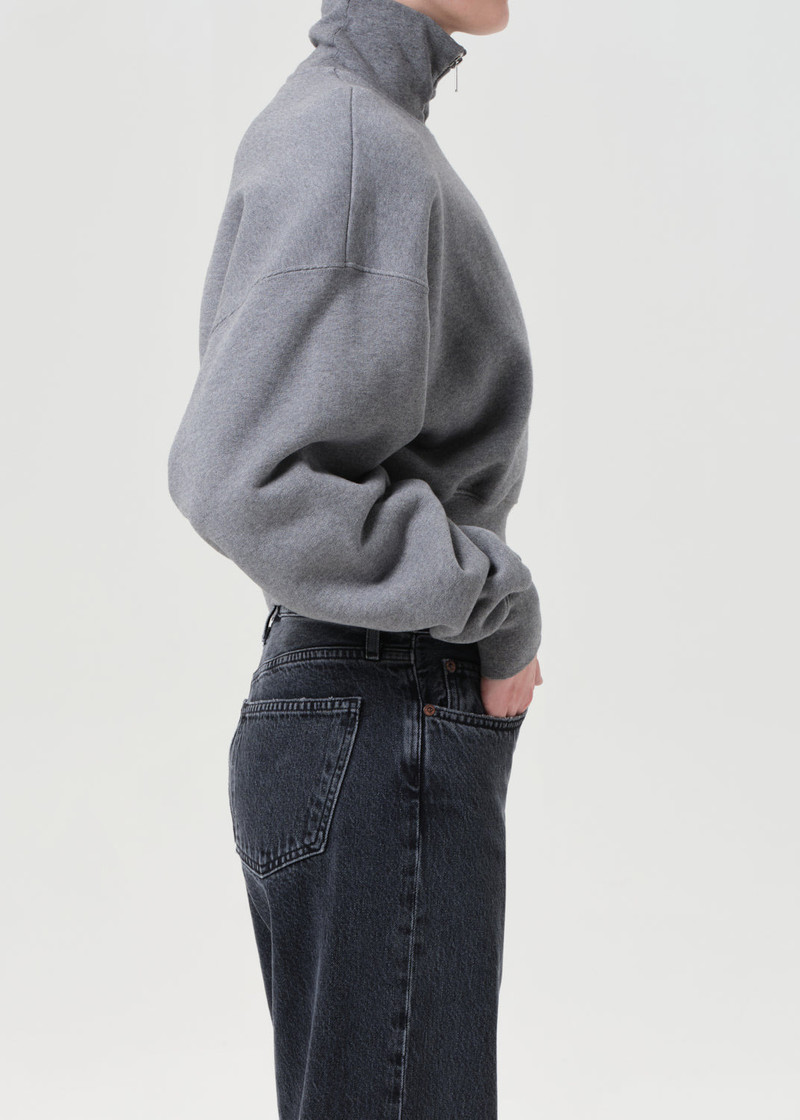 DARBY ZIP UP IN GREY HEATHER 3