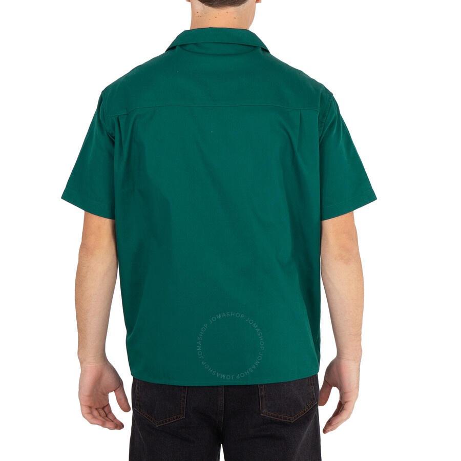 Drole De Monsieur Forest Green La Chemise Brodee Shirt - 5