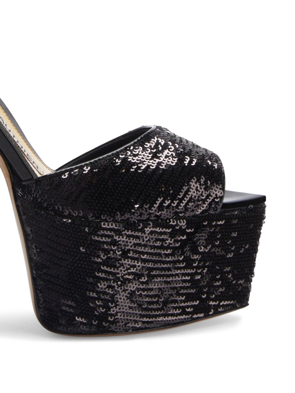 160mm sequinned sandals - 4