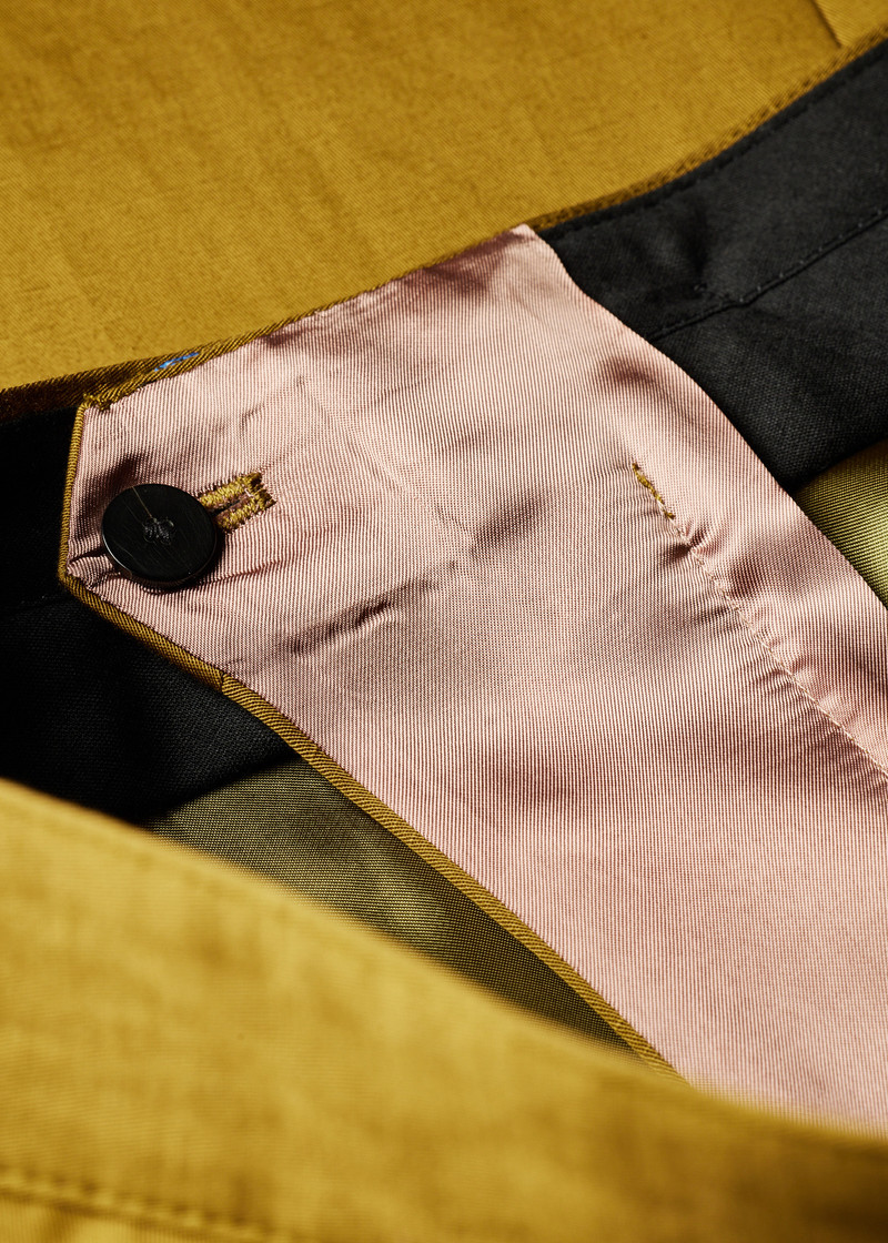 Relaxed-Fit Khaki Cotton-Linen Chinos 5