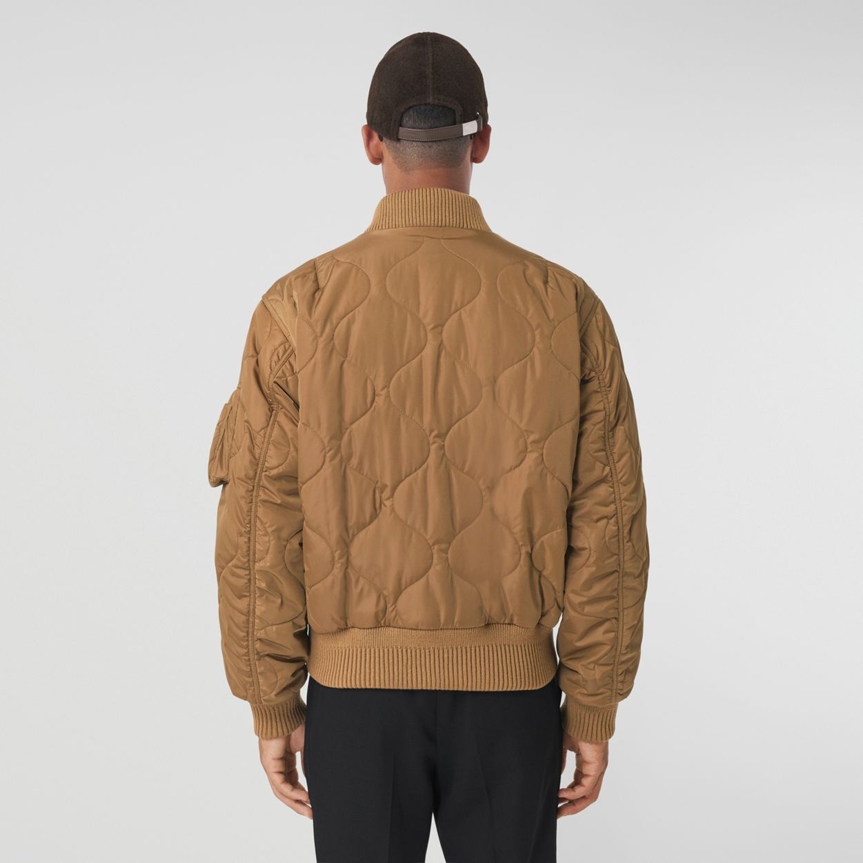 Quilted Nylon Bomber Jacket - 4