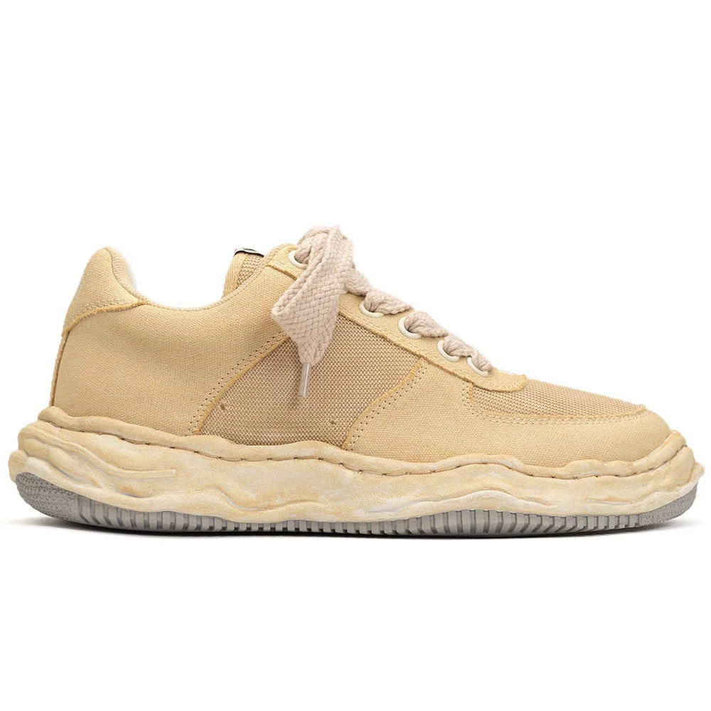 Maison MIHARA YASUHIRO | WAYNE OG Sole OD Canvas & Mesh Low-Top Sneaker 'White' - 1