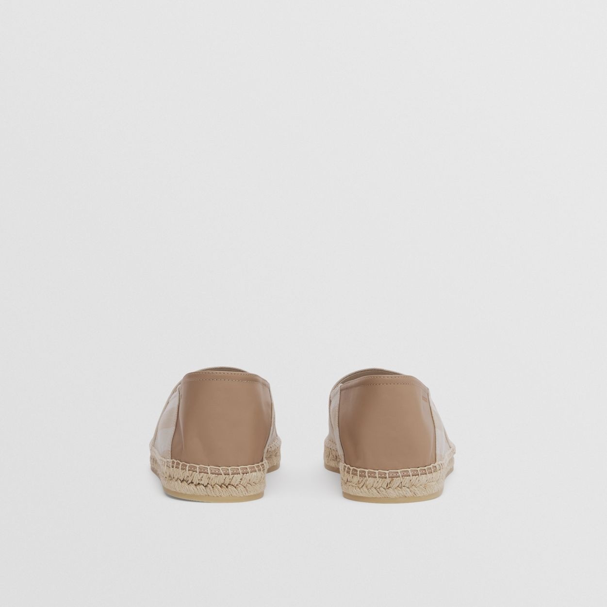 Check Cotton and Leather Espadrilles - 6