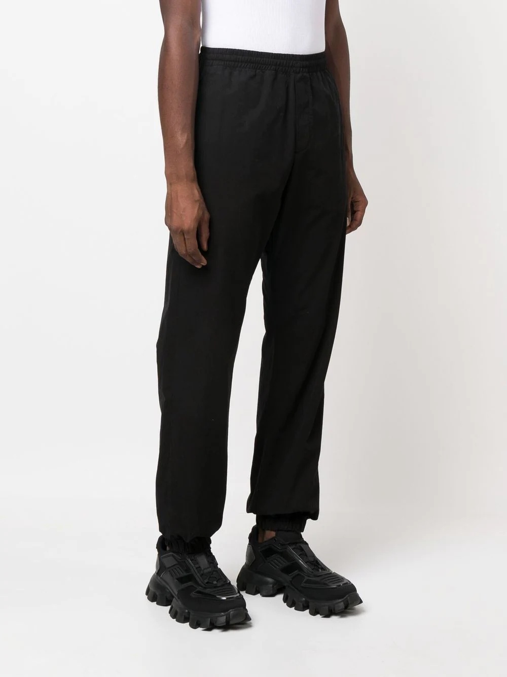 cotton-jersey track pants - 3