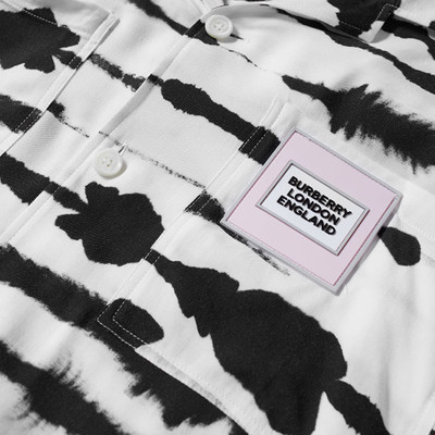 Burberry Burberry Zebra Print Oversize Vacation Shirt outlook