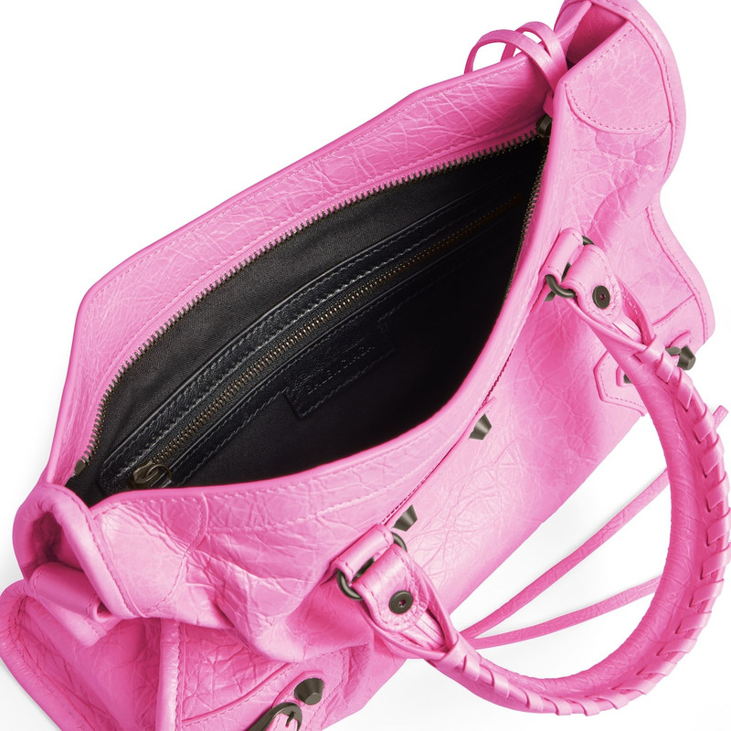 Women's Le City Small Bag in Glossy Pink 5