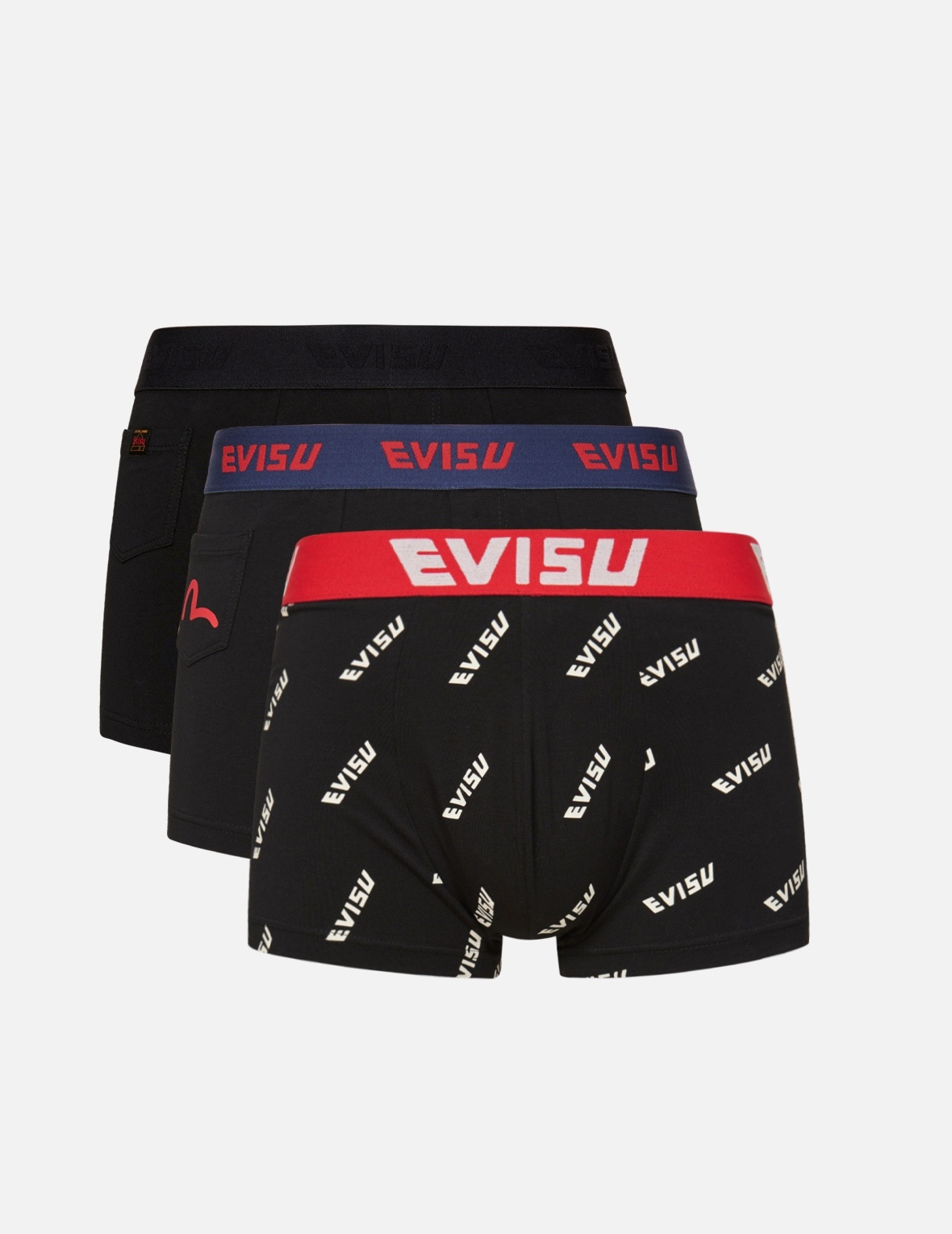 THREE-PACK STRETCH-COTTON TRUNKS - 3