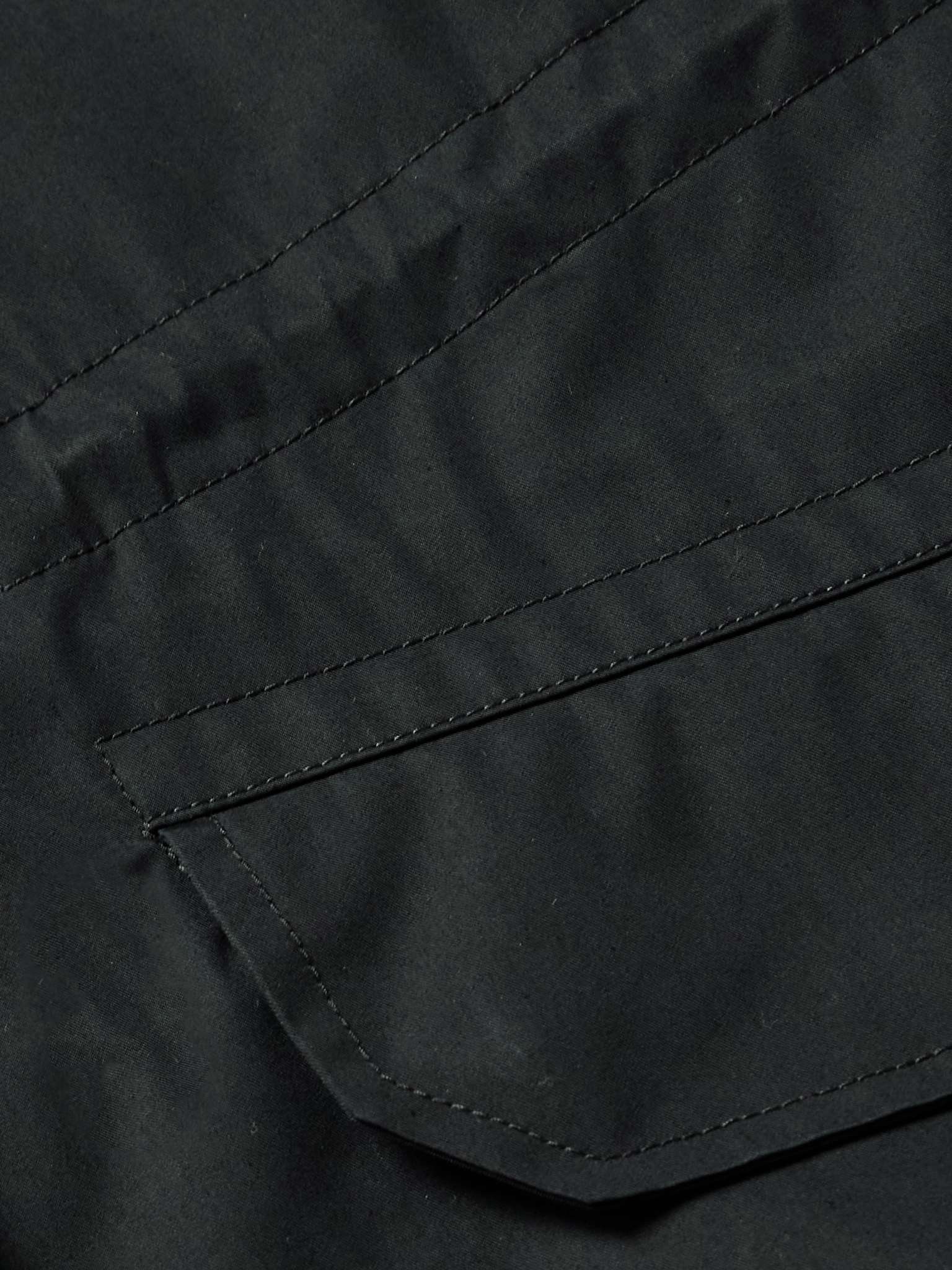 Cotton-Blend Twill Parka with Detachable Shearling Liner - 3
