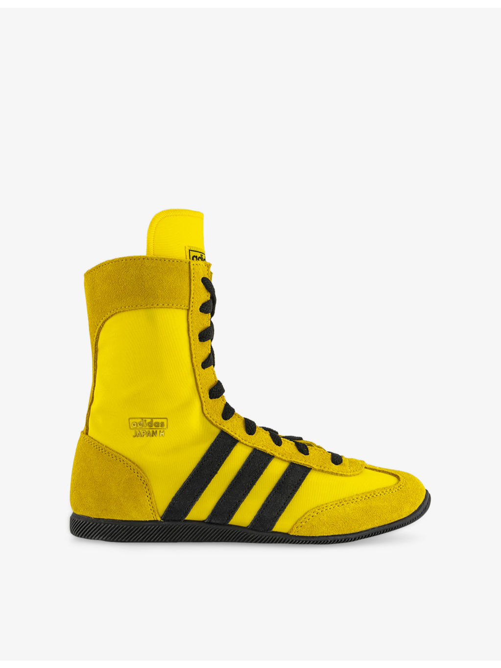 Japan H Textile and Suede High-Top Trainers - 1