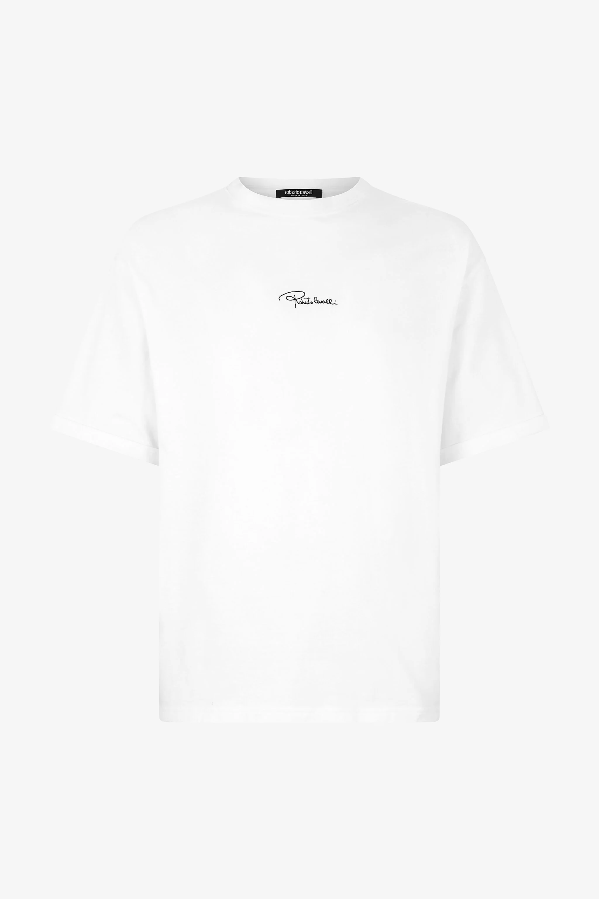 Embroidered Logo Cotton T-Shirt - 1